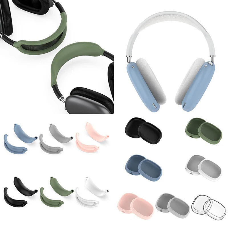 1PC Soft Washable Headband Cover for Airpods Max Silicone Headphones Protective Case Replacement Cover Earphone Accessories